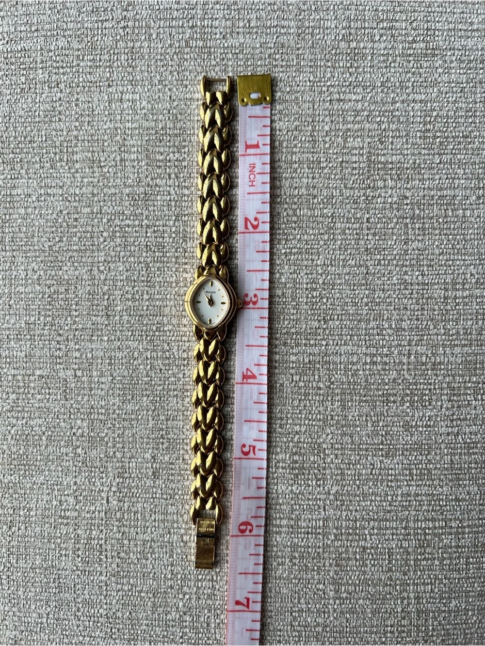 Pulsar Gold-Tone Women's Link Bracelet Watch - Picture 7 of 16